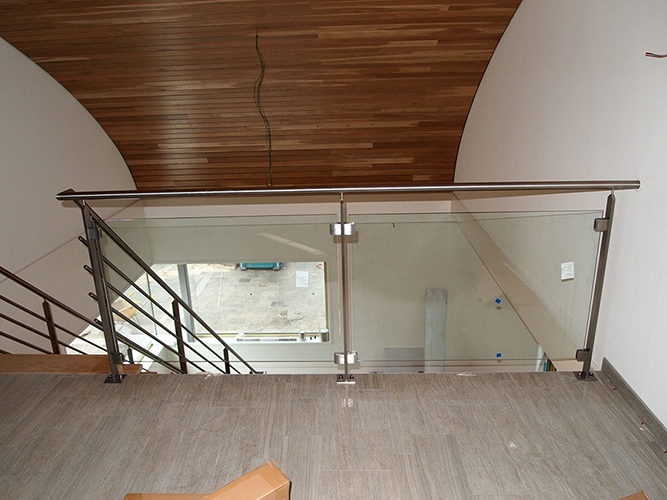 balustrade en vide uit glas